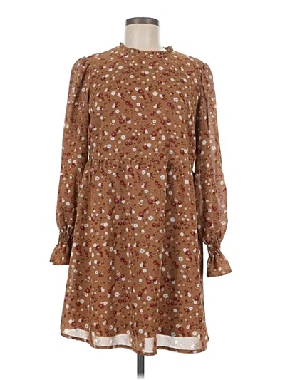 Pre-owned C Established 1946 Casual Dress In Brown