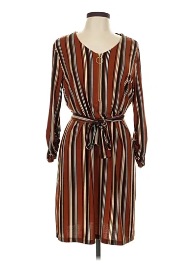 Pre-owned C Established 1946 Casual Dress In Brown