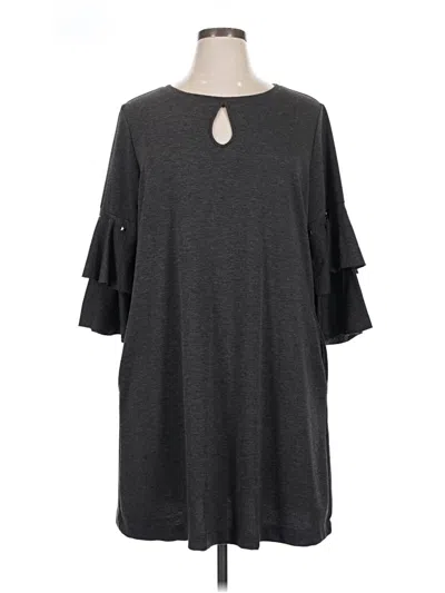 Pre-owned C Established 1946 Casual Dress In Gray