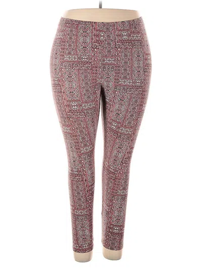 Pre-owned C Established 1946 Casual Pants In Burgundy