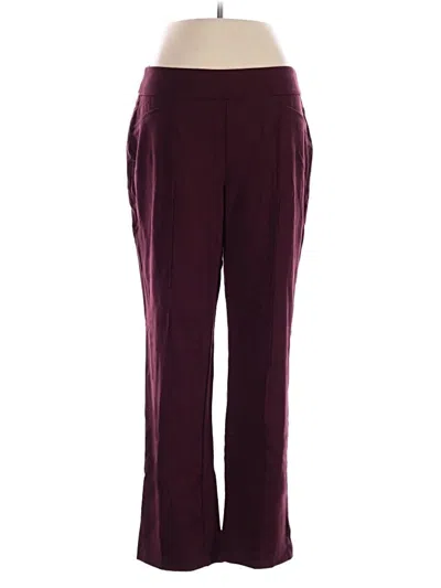 Pre-owned C Established 1946 Casual Pants In Burgundy