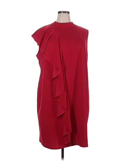 Pre-owned C Established 1946 Cocktail Dress In Burgundy