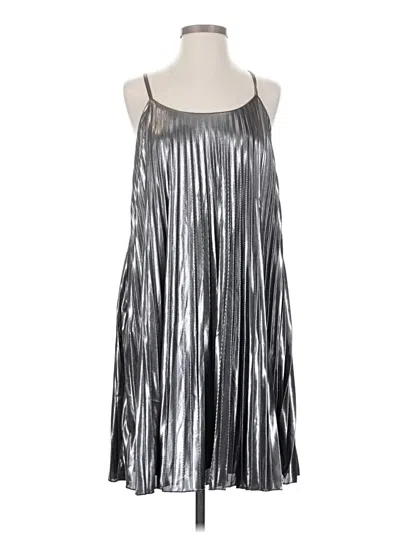 Pre-owned C Established 1946 Cocktail Dress In Silver