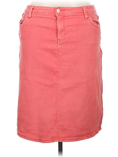 Pre-owned C Established 1946 Denim Skirt In Pink