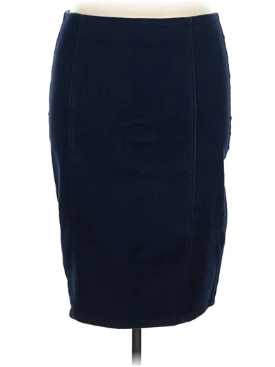 Pre-owned C Established 1946 Formal Skirt In Blue