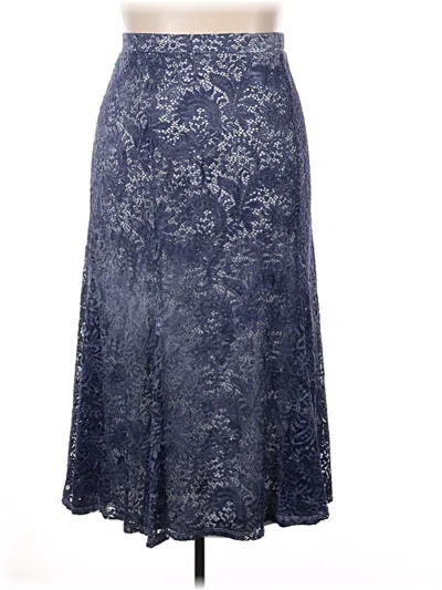 Pre-owned C Established 1946 Formal Skirt In Blue