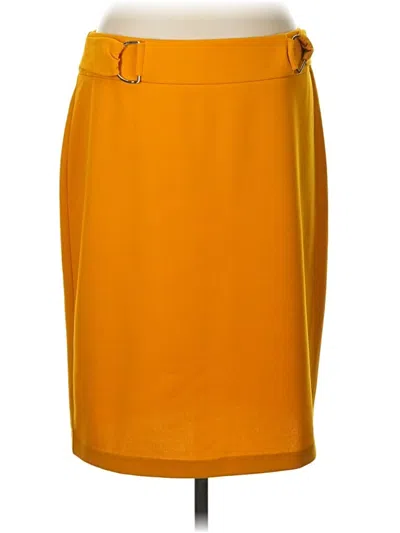Pre-owned C Established 1946 Formal Skirt In Orange