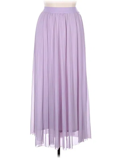 Pre-owned C Established 1946 Formal Skirt In Purple