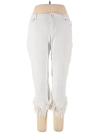 Pre-owned C Established 1946 Jeans In White