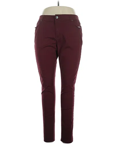 Pre-owned C Established 1946 Jeggings In Burgundy