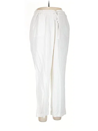 Pre-owned C Established 1946 Linen Pants In White
