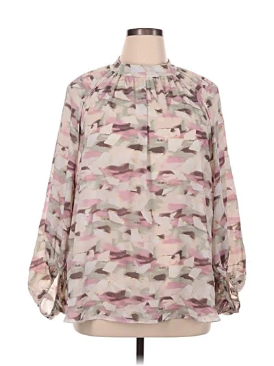 Pre-owned C Established 1946 Long Sleeve Blouse In Pink