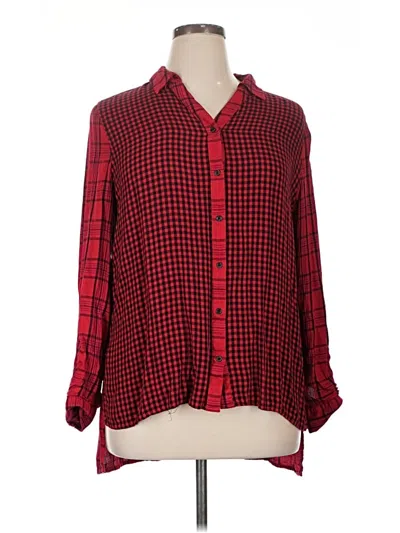 Pre-owned C Established 1946 Long Sleeve Button Down Shirt In Red