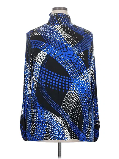 Pre-owned C Established 1946 Long Sleeve Turtleneck In Blue