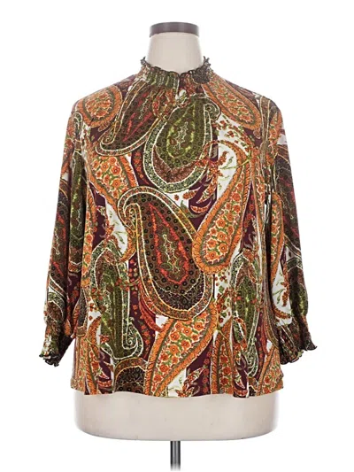 Pre-owned C Established 1946 Long Sleeve Turtleneck In Brown
