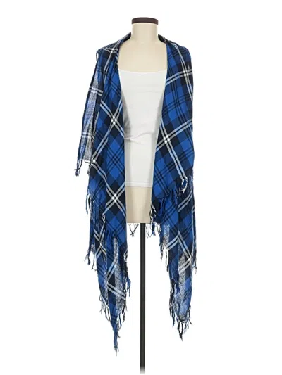 Pre-owned C Established 1946 Poncho In Blue
