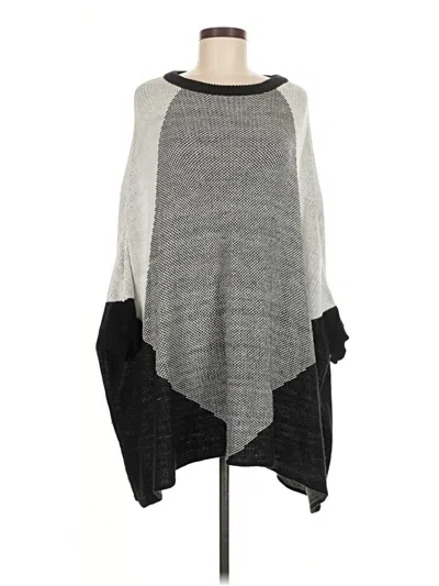 Pre-owned C Established 1946 Poncho In Gray