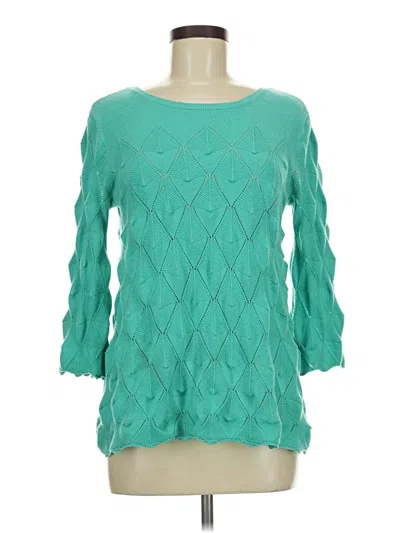 Pre-owned C Established 1946 Pullover Sweater In Teal