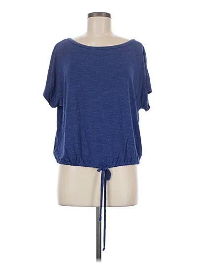 Pre-owned C Established 1946 Short Sleeve Top Blue Boatneck Tops