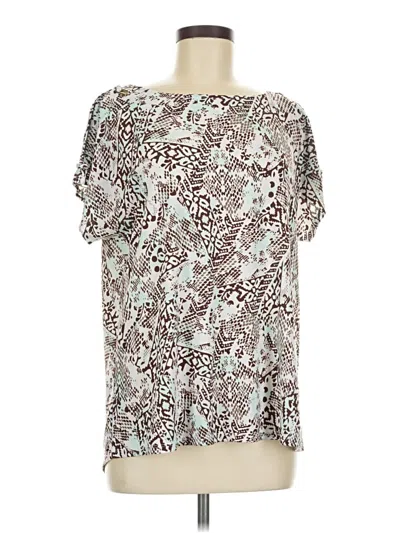 Pre-owned C Established 1946 Short Sleeve T-shirt In Brown