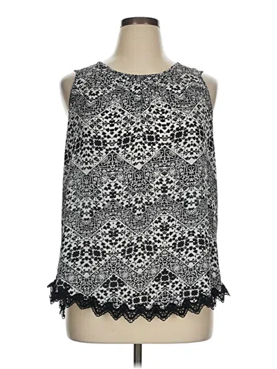 Pre-owned C Established 1946 Sleeveless Blouse In Black