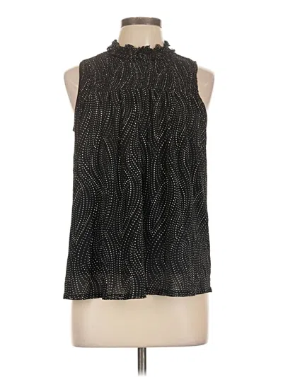 Pre-owned C Established 1946 Sleeveless Blouse In Black