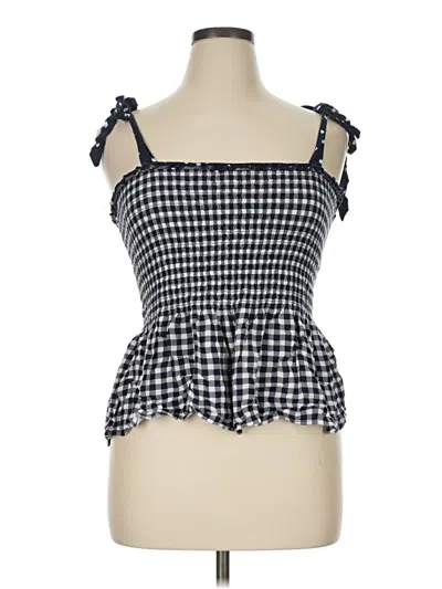 Pre-owned C Established 1946 Sleeveless Blouse In Blue