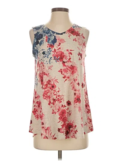 Pre-owned C Established 1946 Sleeveless Blouse In Tan