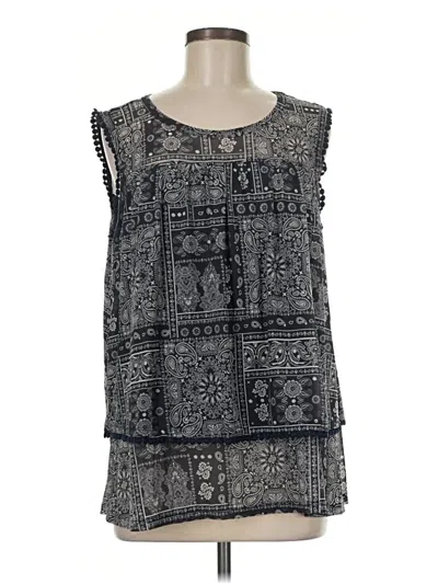 Pre-owned C Established 1946 Sleeveless T-shirt In Black