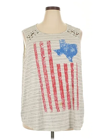 Pre-owned C Established 1946 Sleeveless T-shirt In Silver