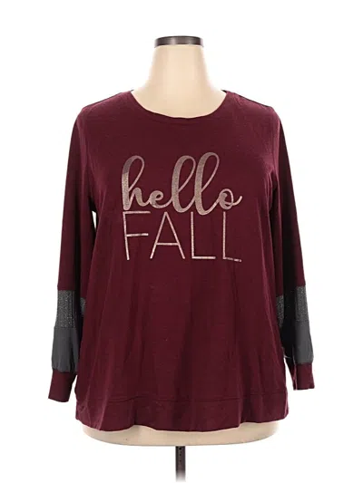 Pre-owned C Established 1946 Sweatshirt In Burgundy