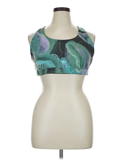 Pre-owned C Established 1946 Tank Top Green Halter Neckline Tops