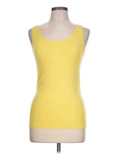 Pre-owned C Established 1946 Tank Top Yellow Strapless Neckline Tops