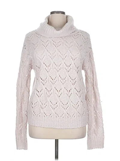 Pre-owned C Established 1946 Turtleneck Sweater In White