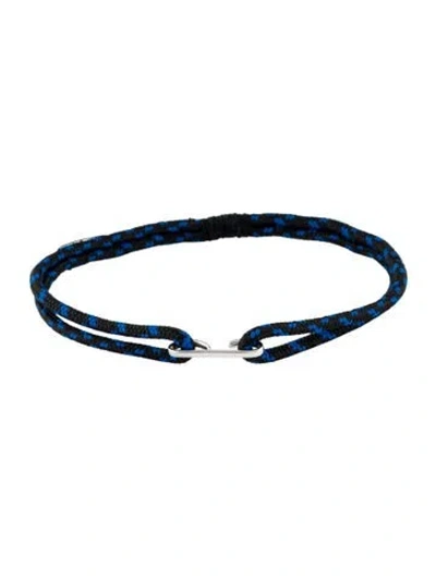 Pre-owned C. Grassi 14k Cord Wrap Bracelet, 7" In Multi