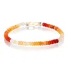 C. Grassi Men's Orange / White / Red Fire Mountain Opal Bracelet With Solid Gold Clasp In Multi