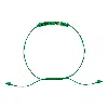 C. Grassi Women's Green The Energy Project Bracelet – Transformation With Malachite & Solid Gold Bead In Green