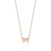C. Grassi Women's Mini Graduated Hourglass Necklace In Solid Gold & Diamonds In Gold