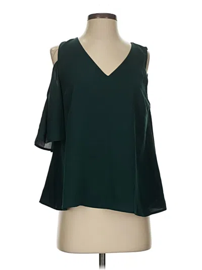 Pre-owned C. Luce 3/4 Sleeve Blouse In Green
