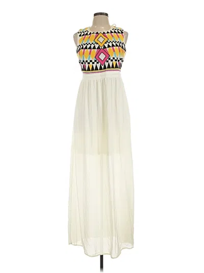 Pre-owned C. Luce Casual Dress In Ivory