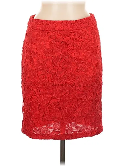 Pre-owned C. Luce Formal Skirt In Red