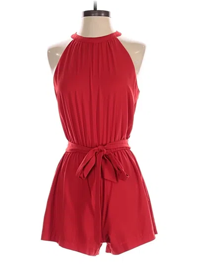 Pre-owned C. Luce Romper In Red