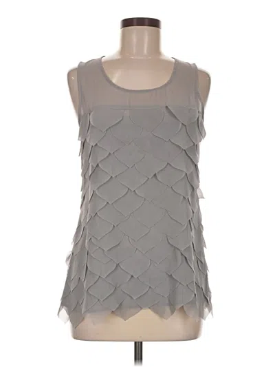 Pre-owned C. Luce Sleeveless Blouse In Gray