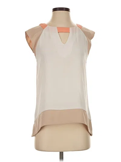 Pre-owned C. Luce Sleeveless Blouse In Ivory