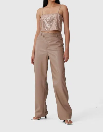 C/meo Collective After Dark Top In Rose Gold In Multi