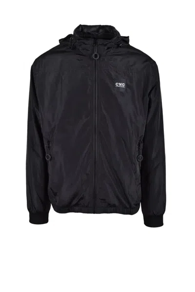 C N C Costume National Polyester Coat - Black