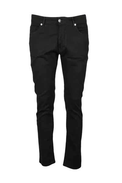 C N C Costume National Slim Fit Black Stretch Denim Jeans