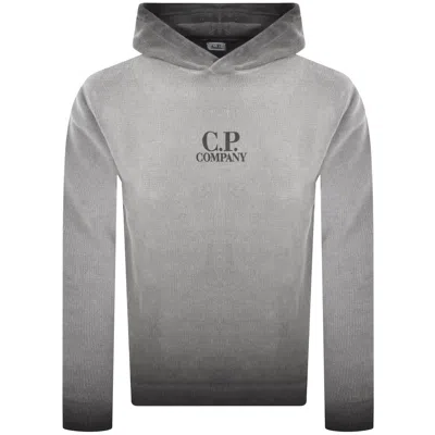 C.p. Company Cp Company Chenille Knit Hooded Grey In Gray