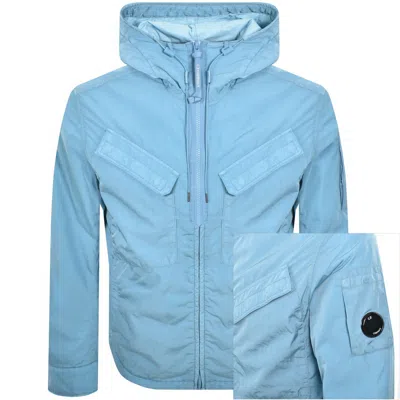 C.p. Company Cp Company Chrome-r Padded Overshirt Blue