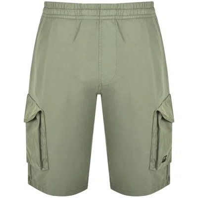 C P Company Cp Company Cotton Cargo Shorts Green